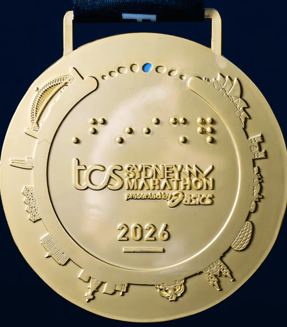 Sydney Marathon medal