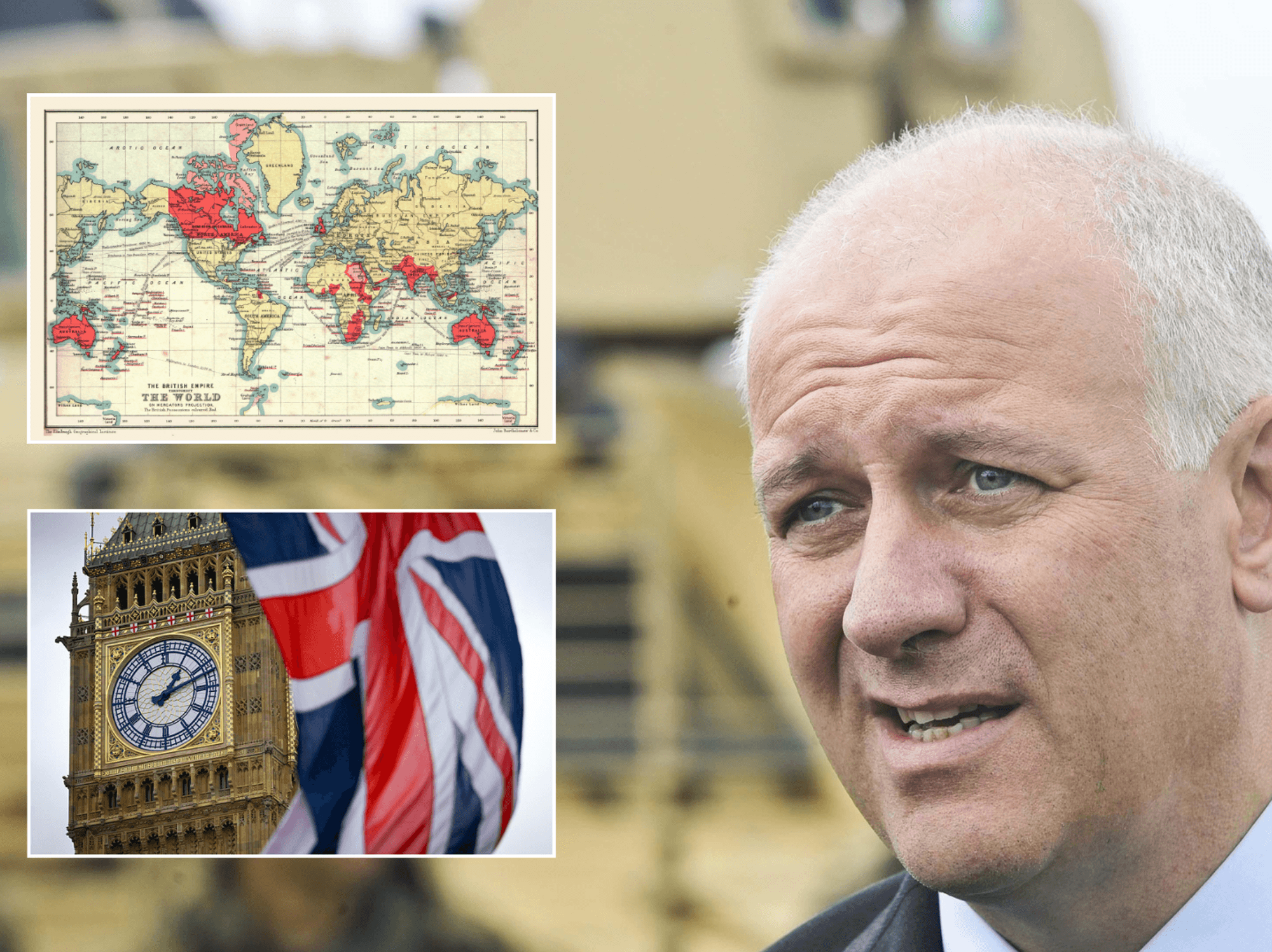 Symbols of British Empire and Bill Rammell