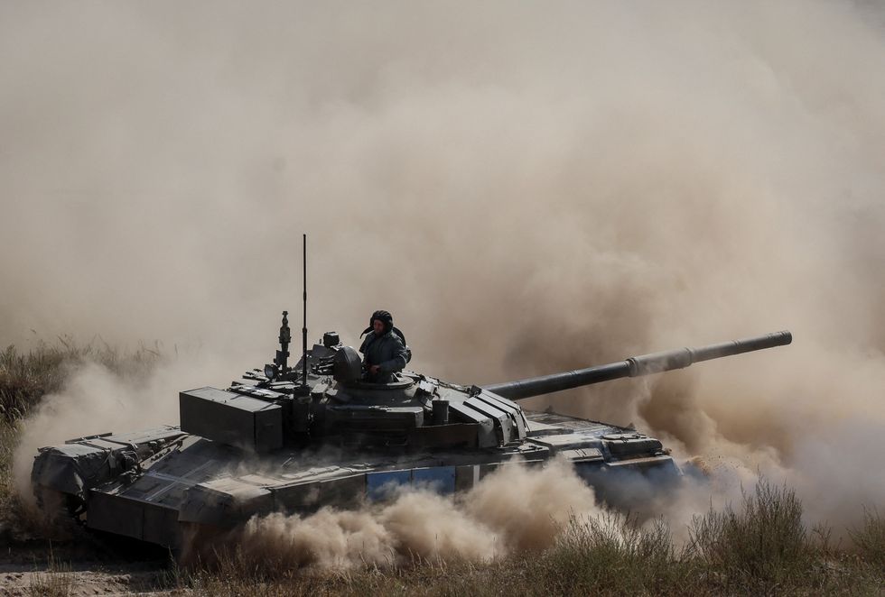 Tank in war