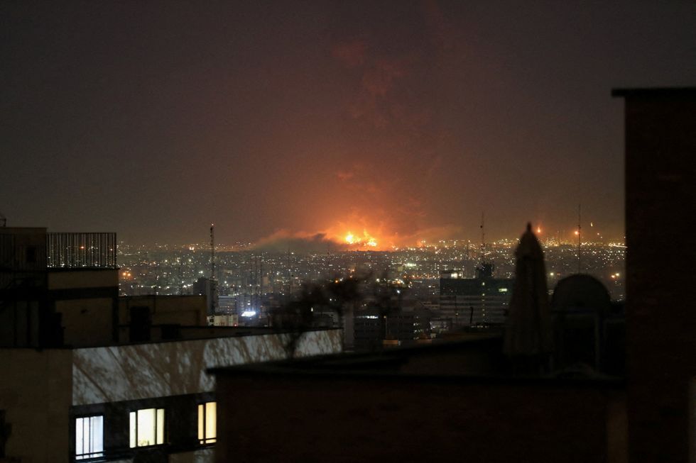 Tehran strikes