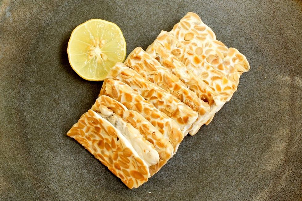 TEMPEH ON PLATE