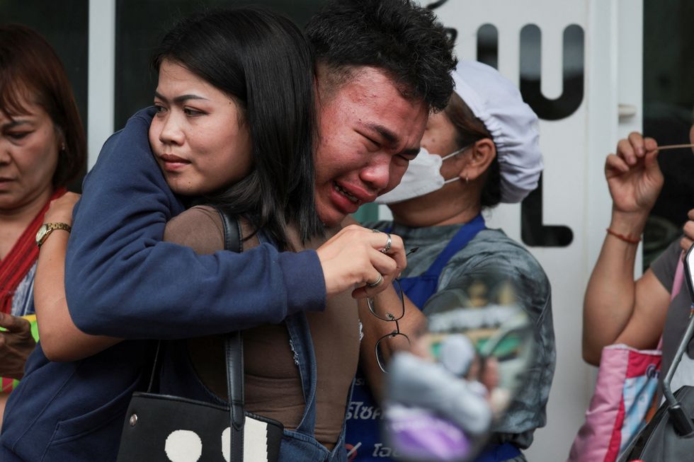 Thai pupil after school shooting