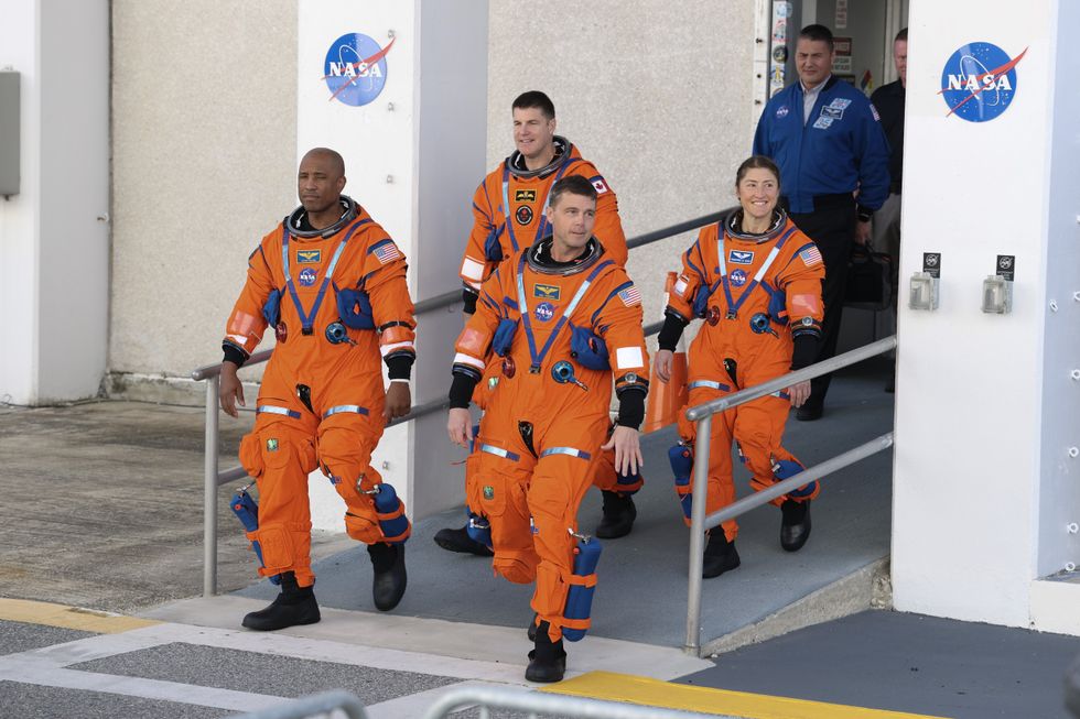 The Artemis II crew