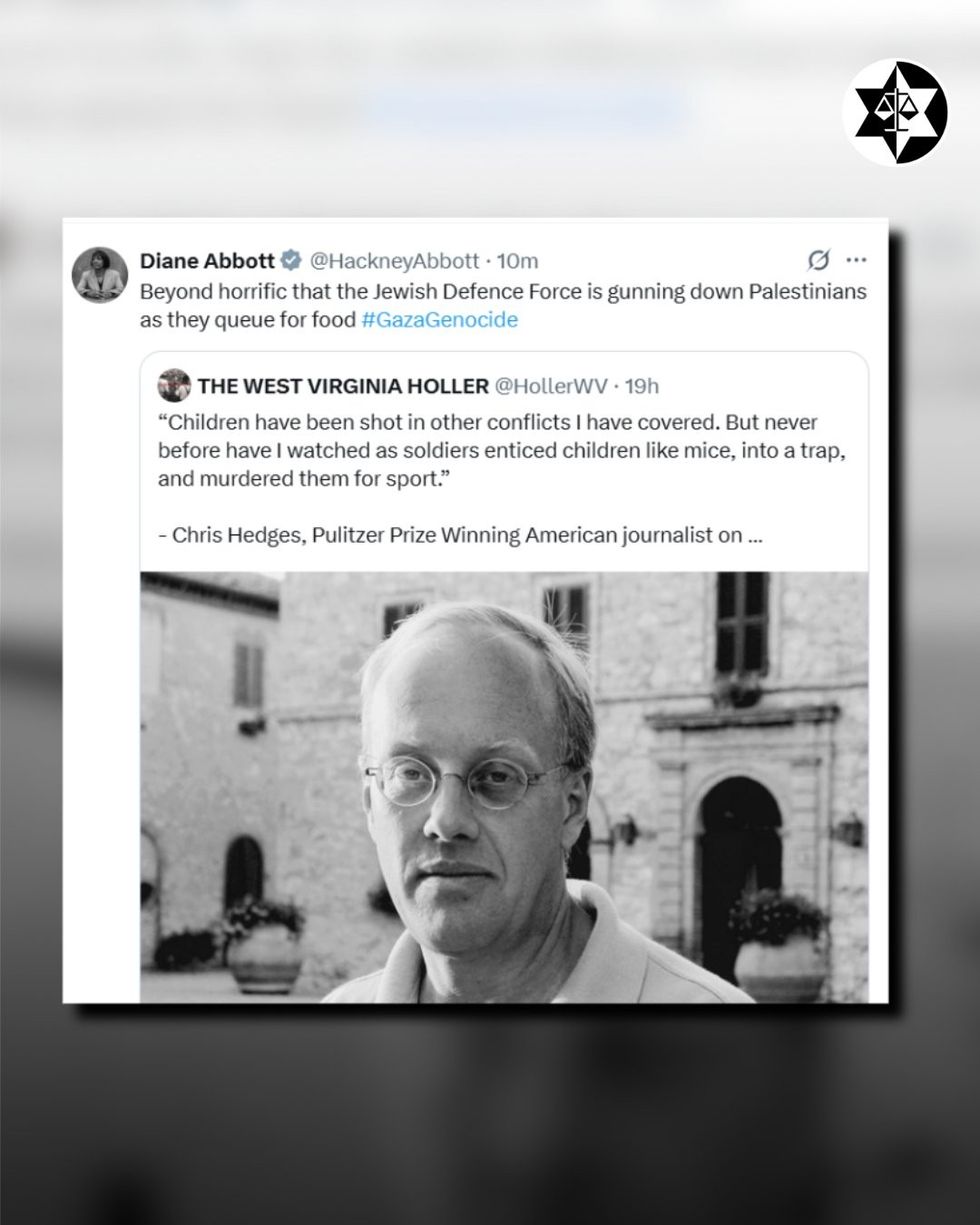 The Campaign Against Antisemitism shared a screenshot of Abbott's now-deleted post