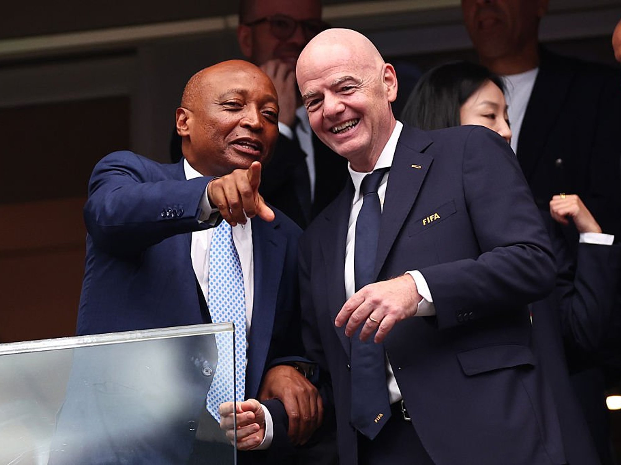 The Confederation of African Football has given its backing to Gianni Infantino