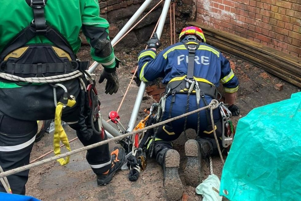 The fire service had earlier urged members of the public to stay away from the area whilst the operation was underway