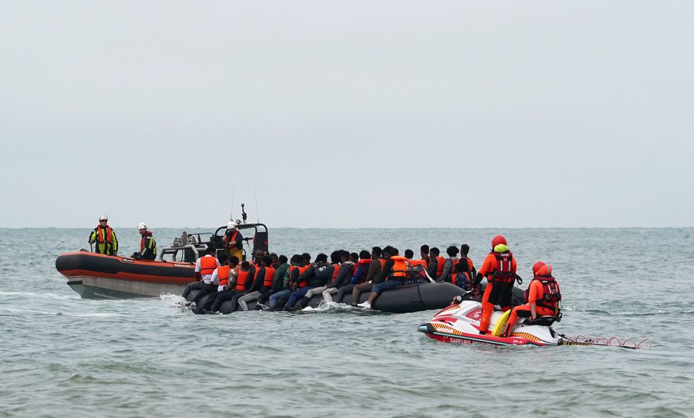 The first set of illegal migrants have been detained