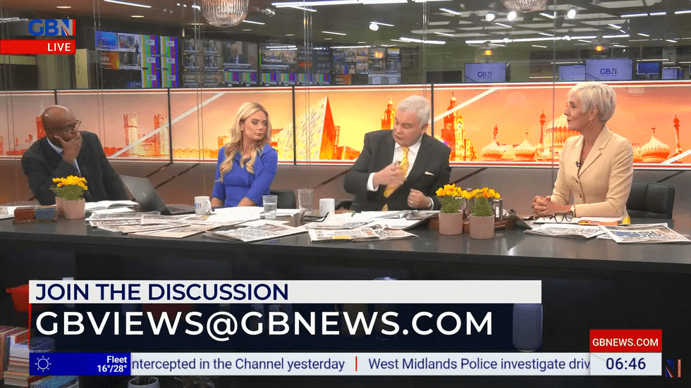 The GB News panel