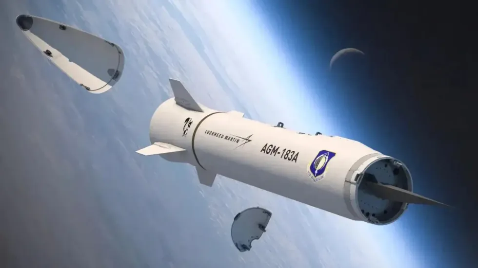 The hypersonic missile can travel at up to 15,000 miles per hour