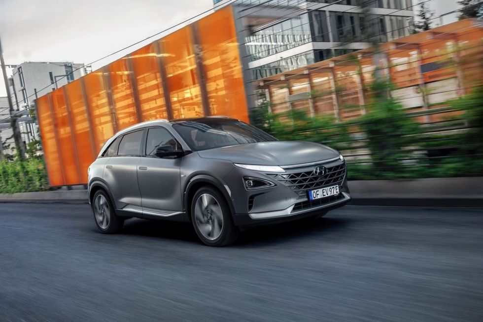 The Hyundai Nexo fuel cell vehicle