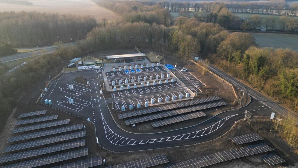 The InstaVolt Superhub in Winchester
