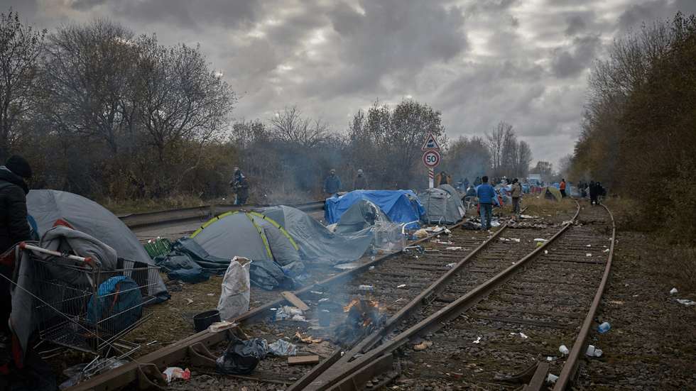 The jungle in Dunkirk