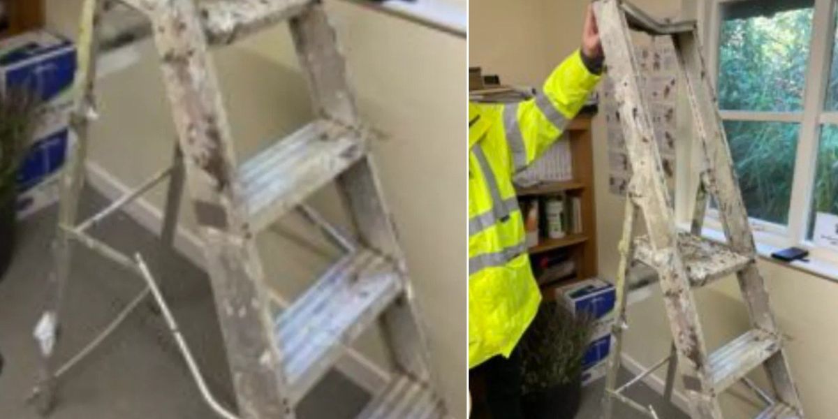 Council fined £6,000 after worker breaks ribs and collarbone when ladder gave way beneath him
