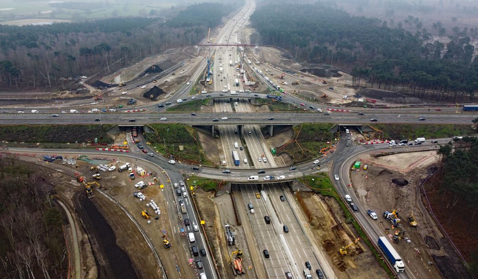The M25 will be closed for roadworks between Friday and Monday