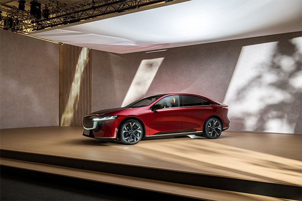 The Mazda6e electric vehicle