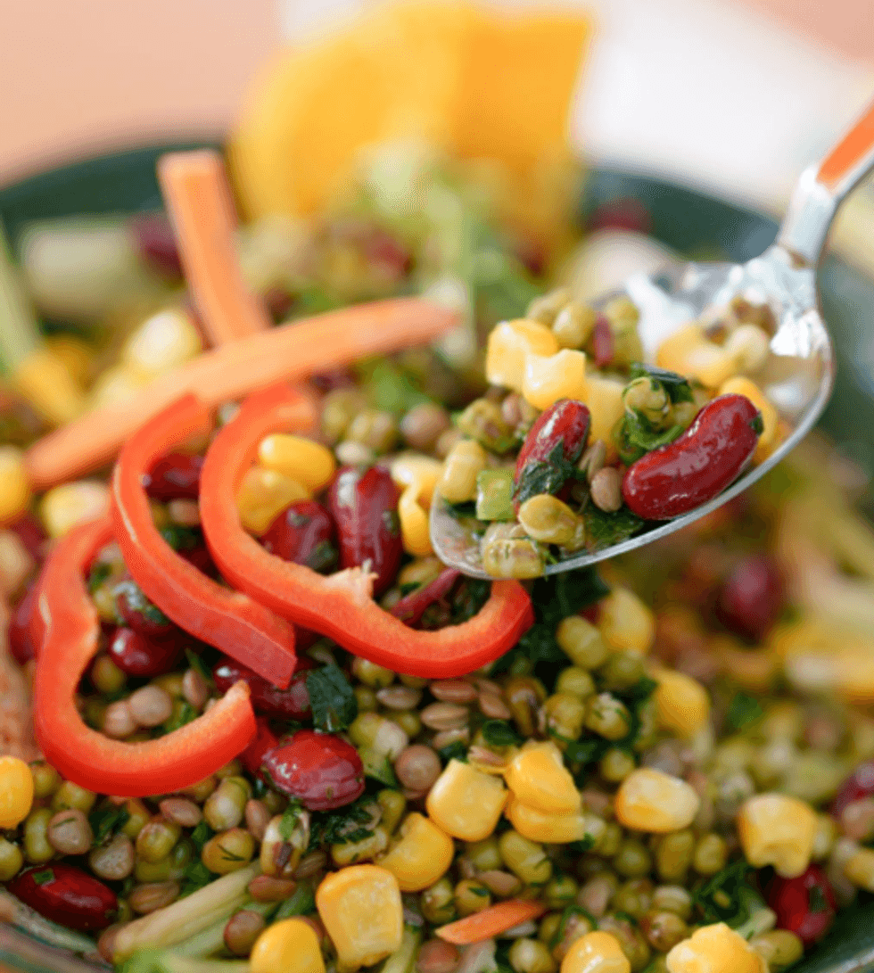 The Mediterranean diet pictured