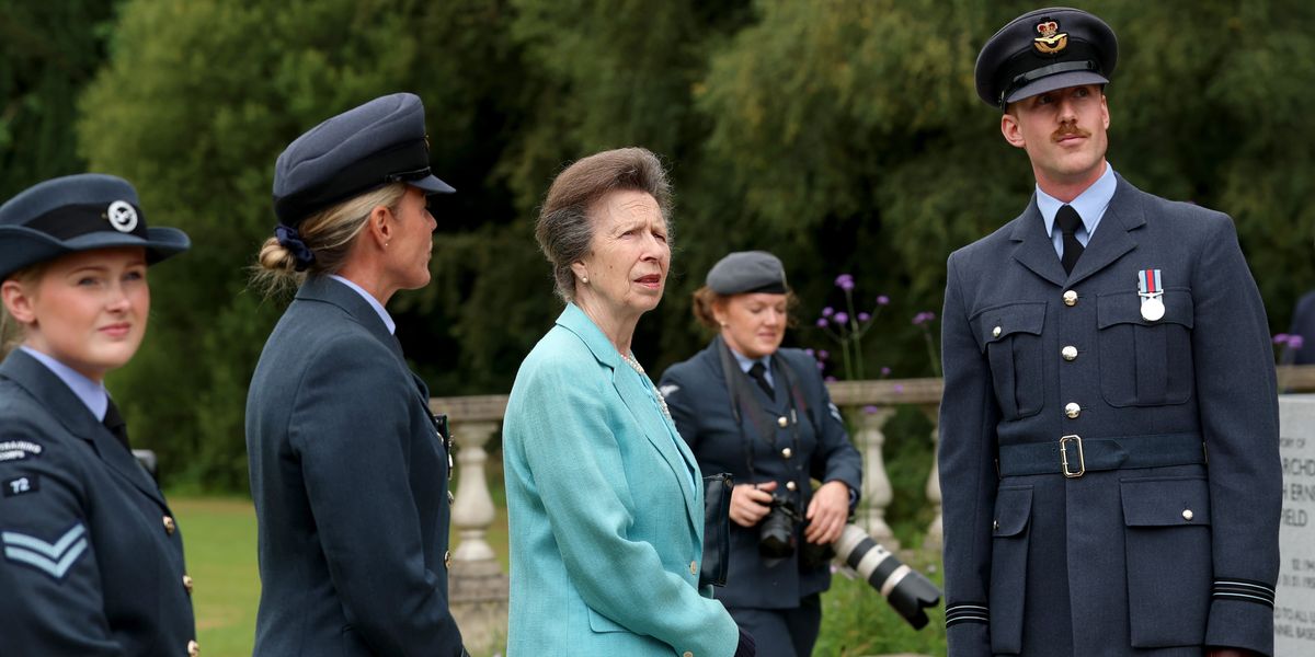 Princess Anne meets young Air Cadets during milestone visit to Northern Ireland