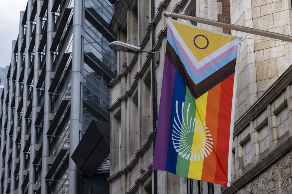 The Progress Pride flag