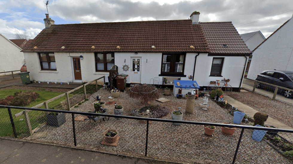 The properties before the planter was installed