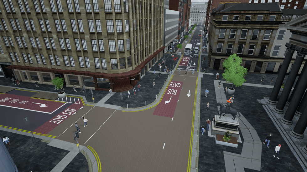 The proposed new traffic rules in Glasgow