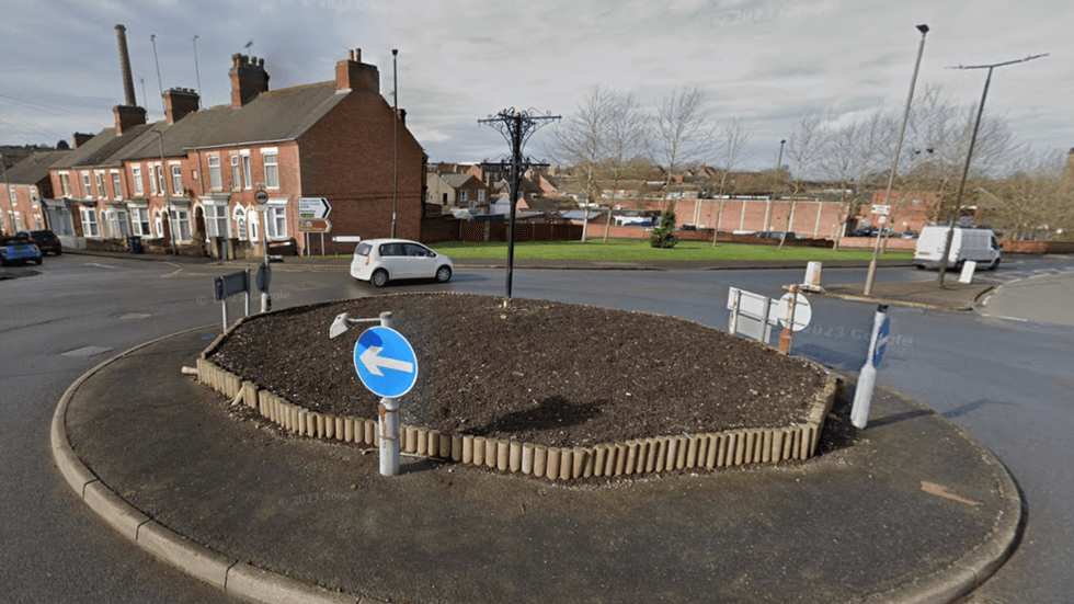 The roundabout in 2023