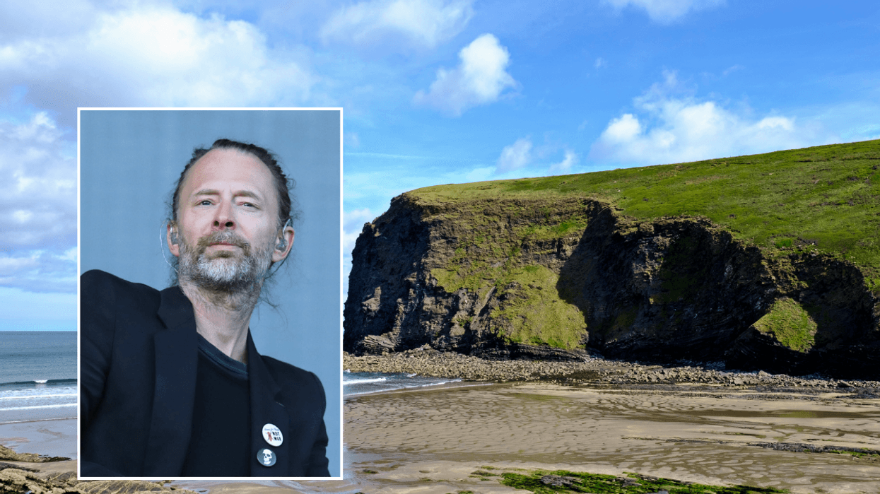 Thom Yorke / mountains at Crackington Haven