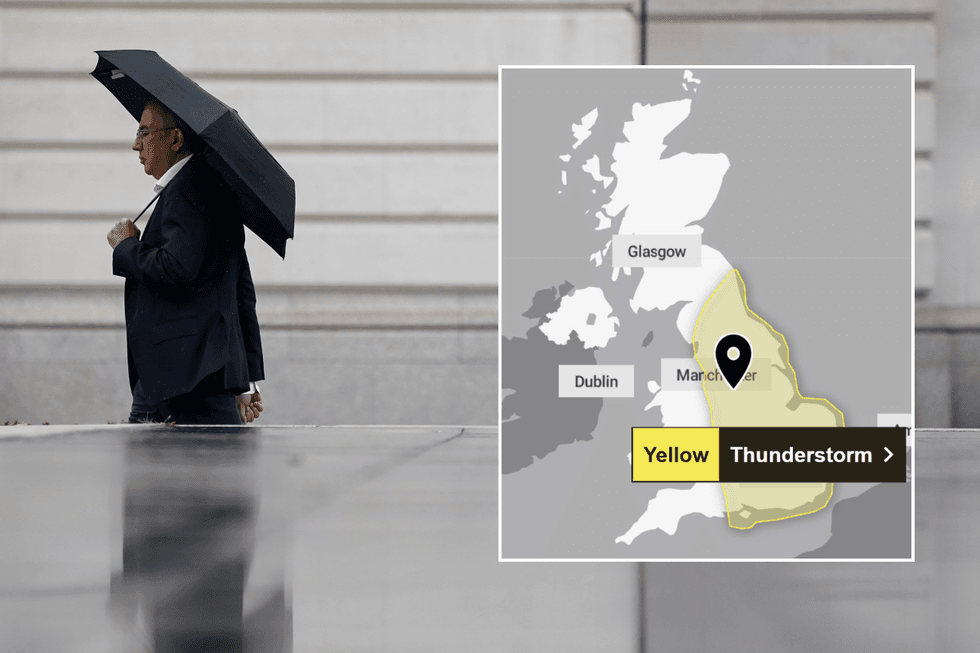 Thunderstorms are set to hit the country