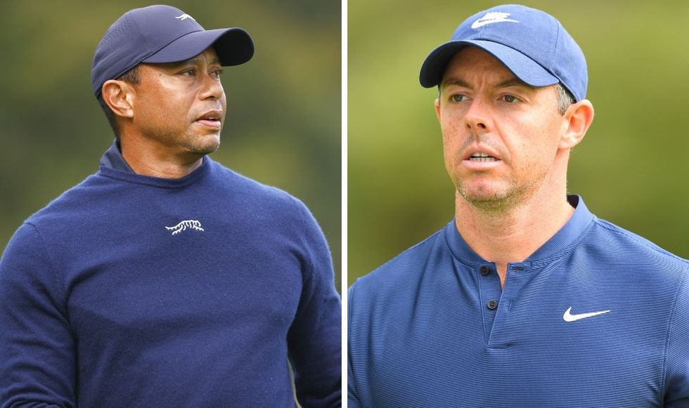 Tiger Woods and Rory McIlroy