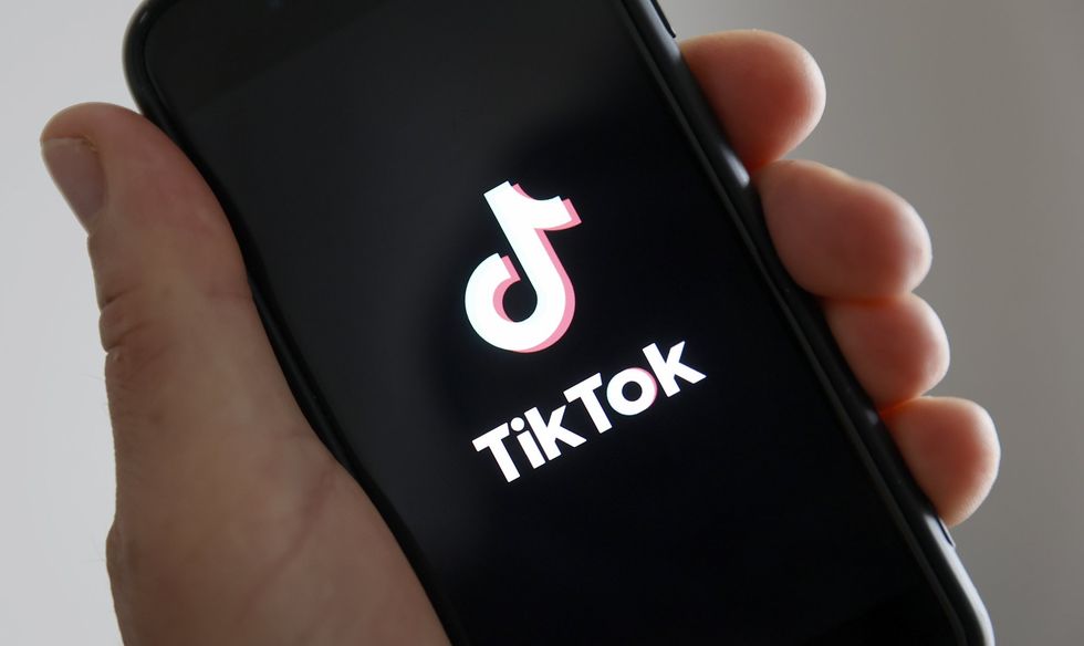 TikTok on phone
