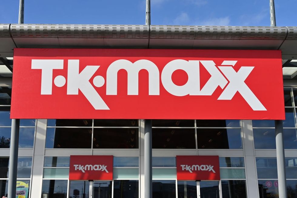 TK Maxx store sign