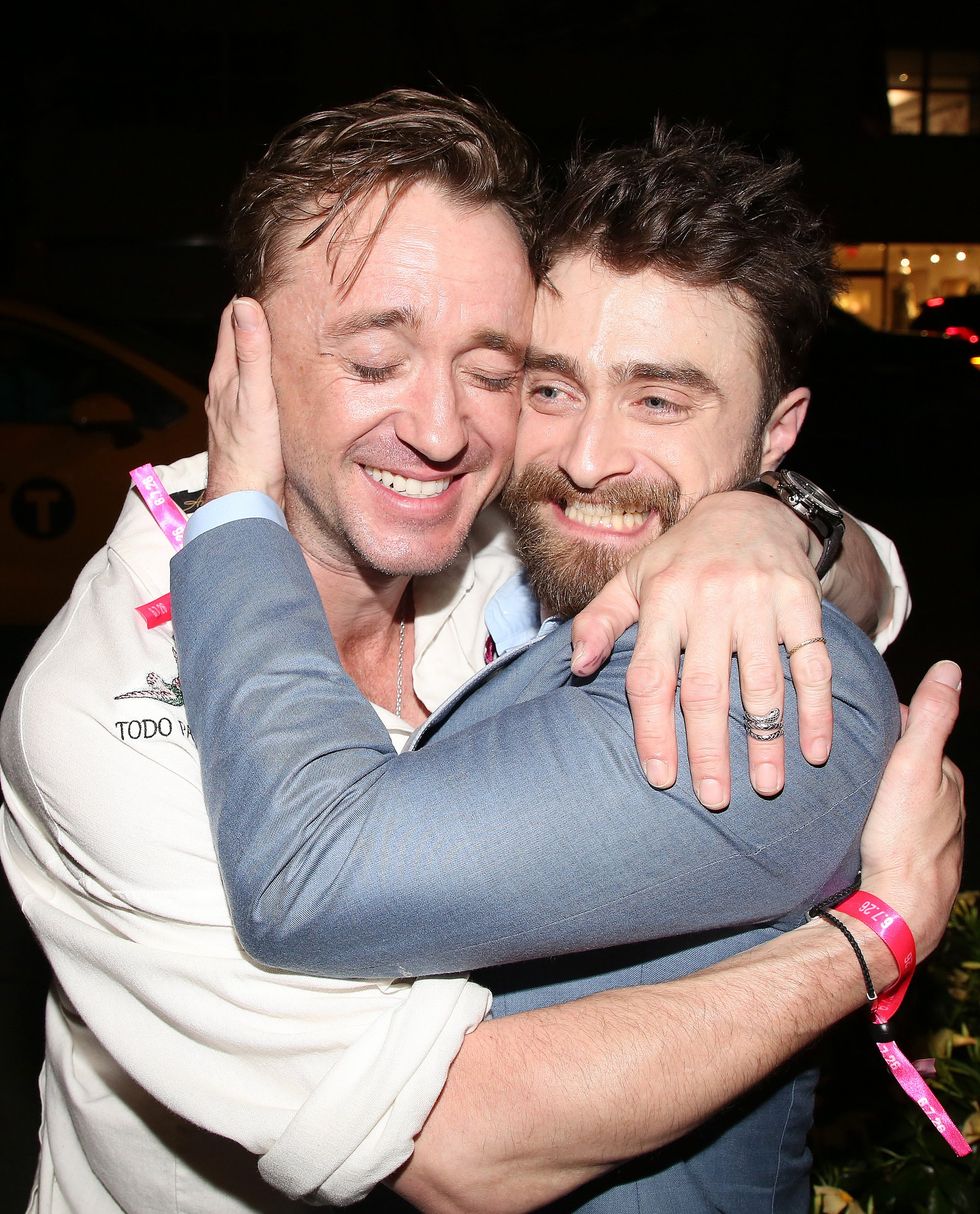 Tom Felton and Daniel Radcliffe