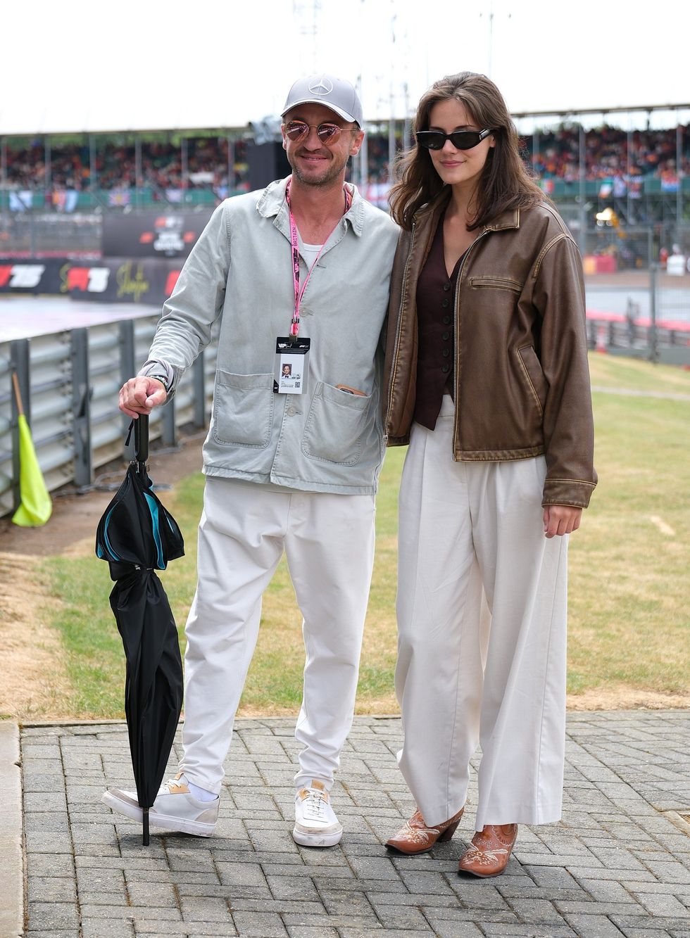 Tom Felton and Roxanne Danya