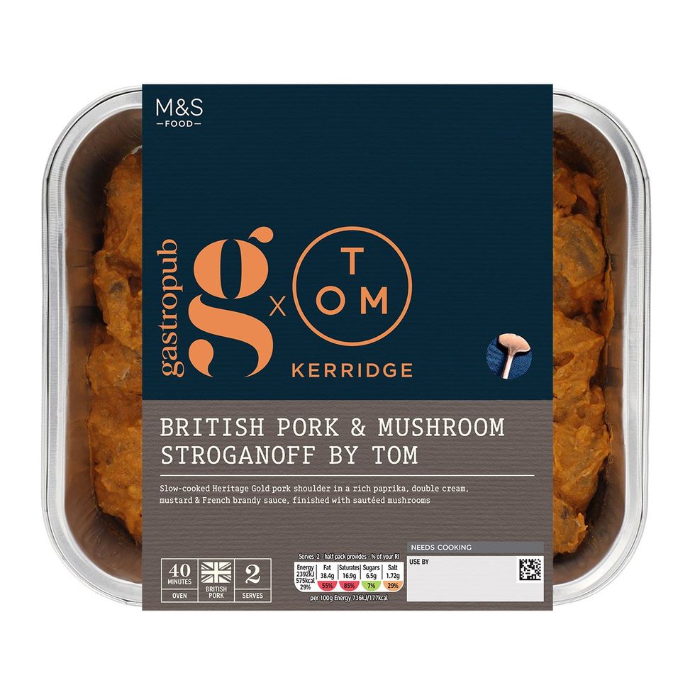 Tom Kerridge British Pork & Mushroom Stroganoff By Tom