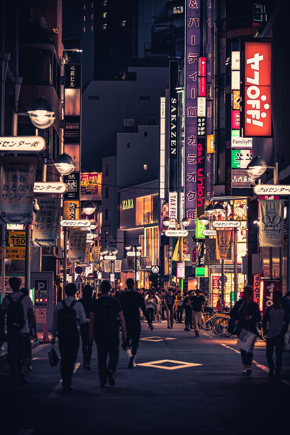 Tourists in Japan