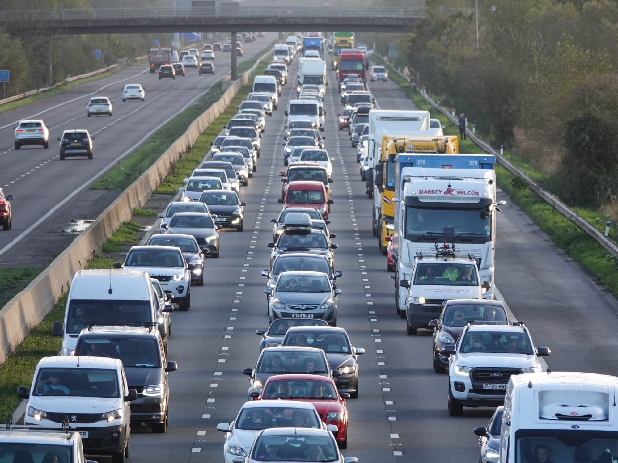 Traffic on the M5