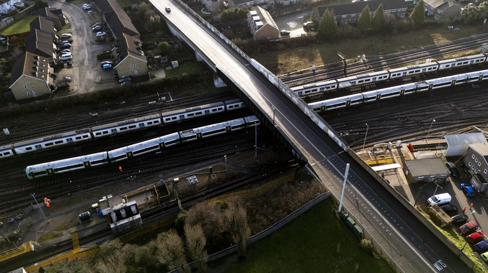 train derailed