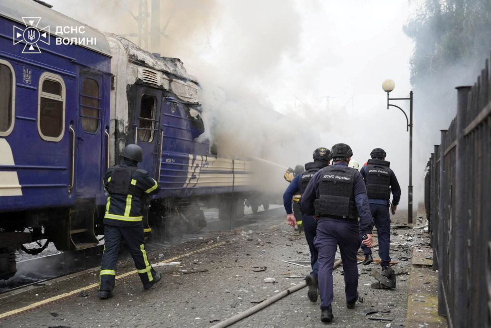 Train in Ukraine