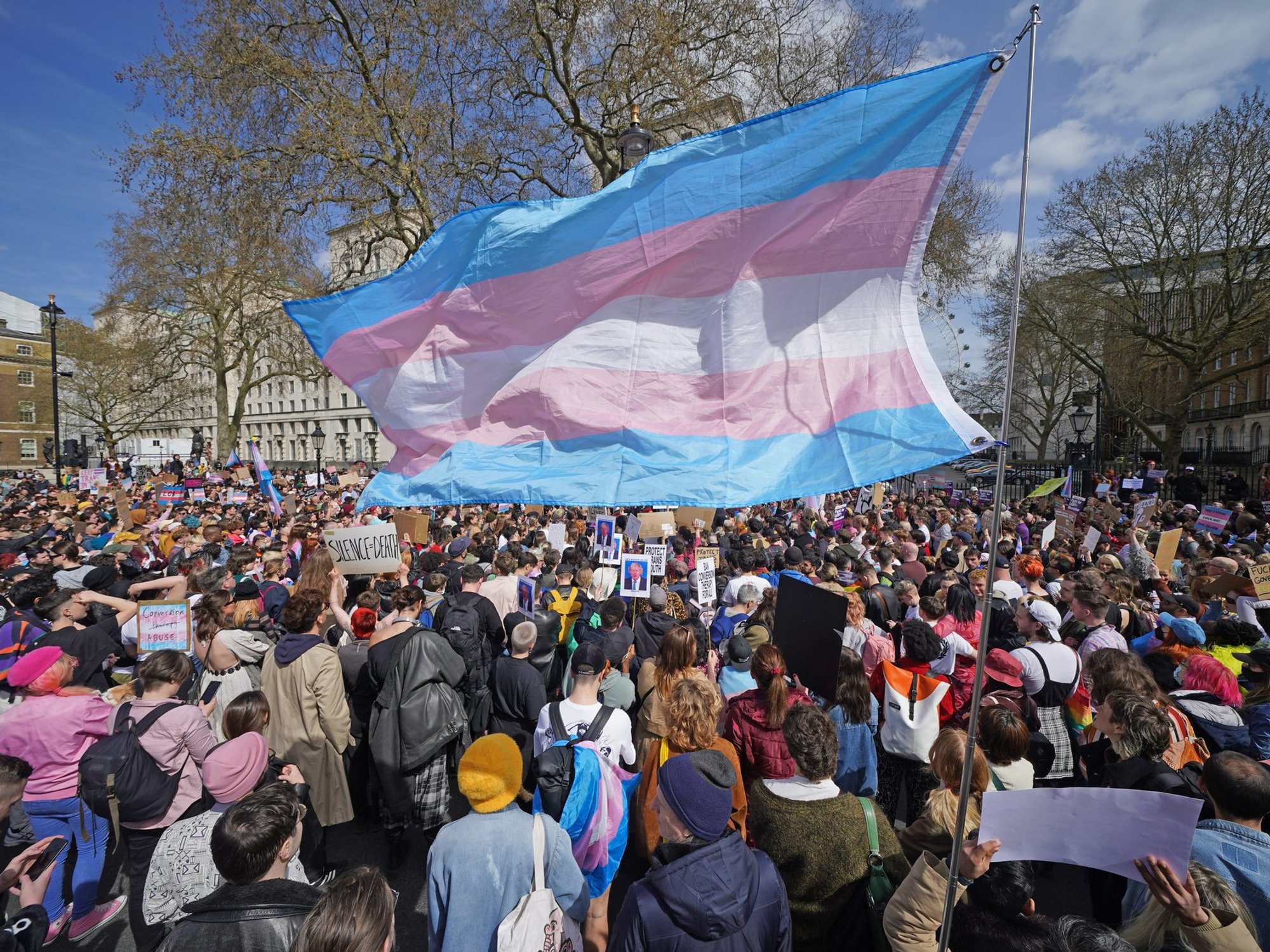 Trans protest