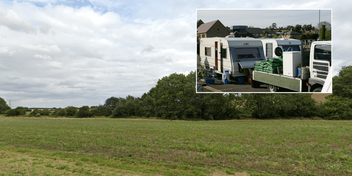 Travellers force 'family fun day' attended by 2,000 visitors to shut down early after caravans descend on local park
