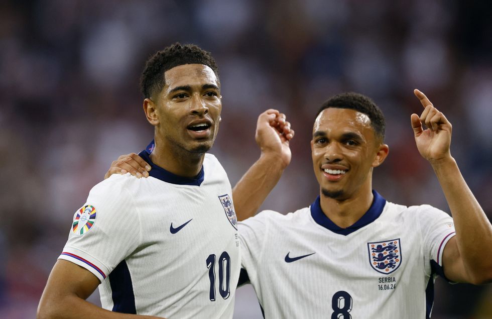 Trent Alexander-Arnold started in midfield for England