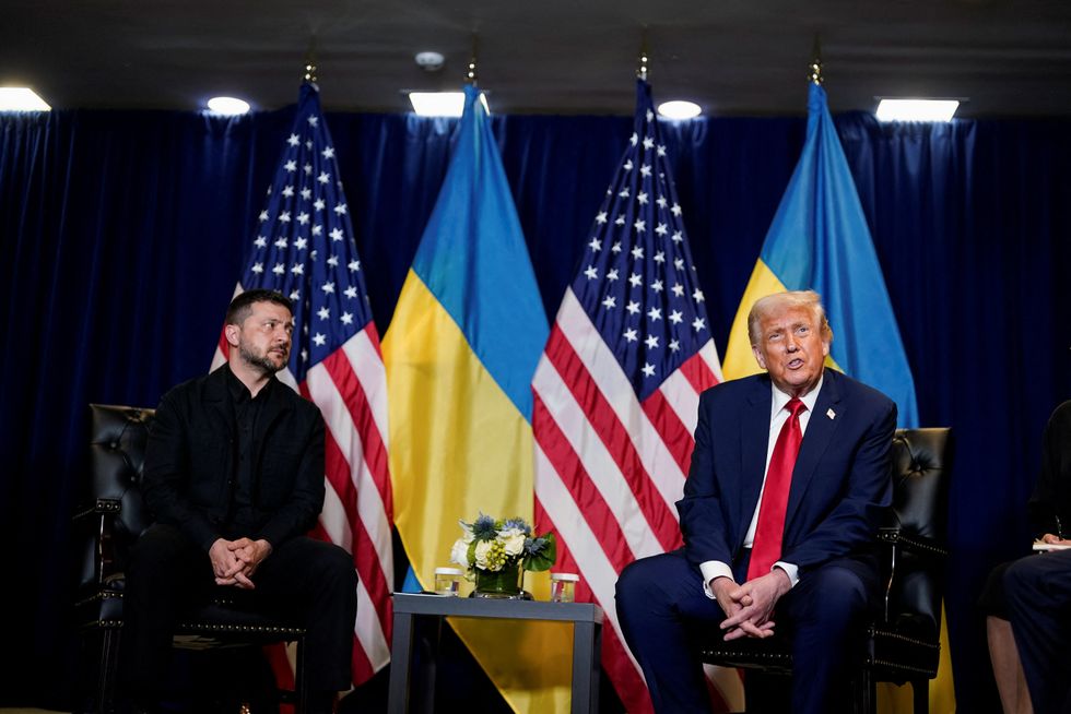 Trump and Zelensky