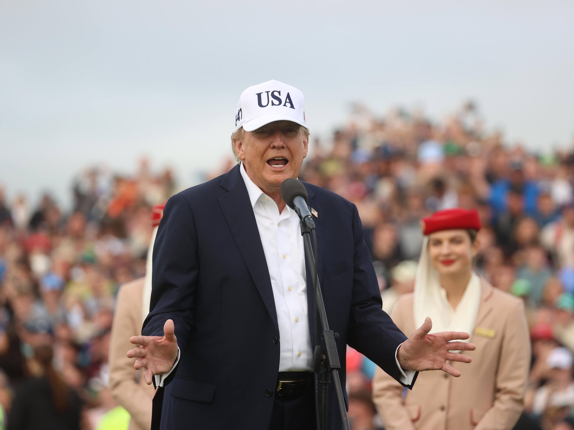 Trump has been on a two-day visit to Ireland