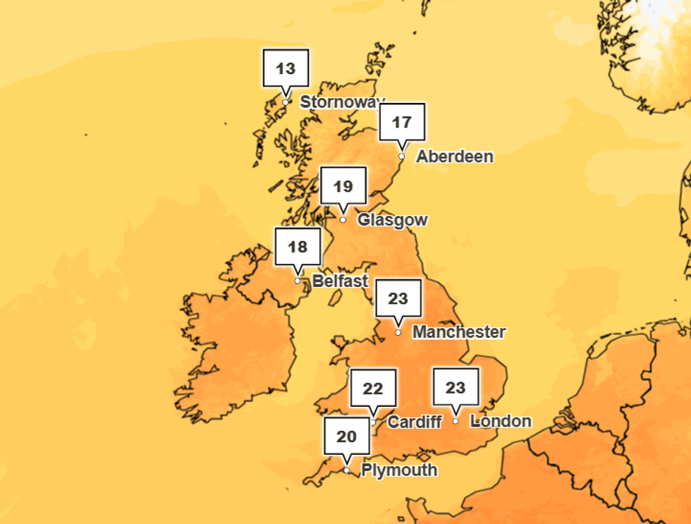 Tuesday forecast
