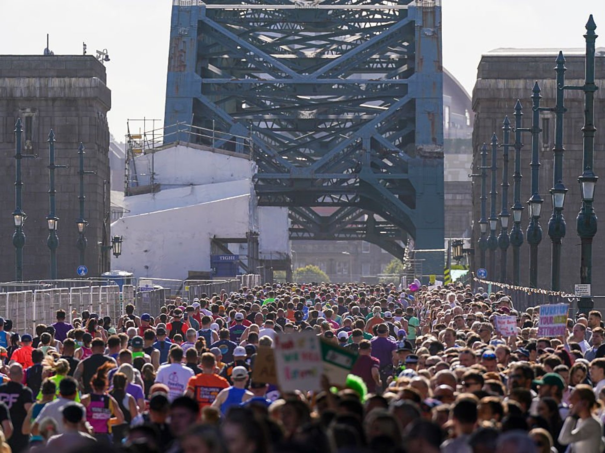 Two men have died while taking part in the Great North Run