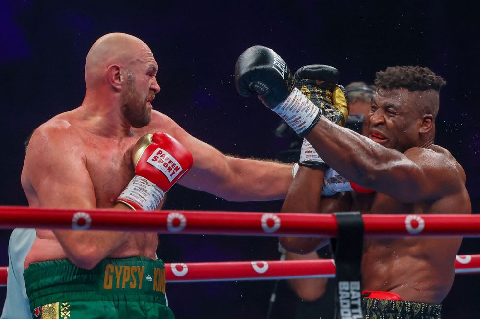 Tyson Fury and Francis Ngannou