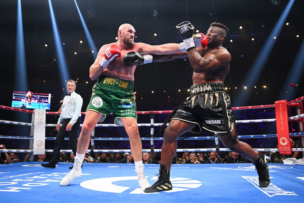Tyson Fury and Francis Ngannou