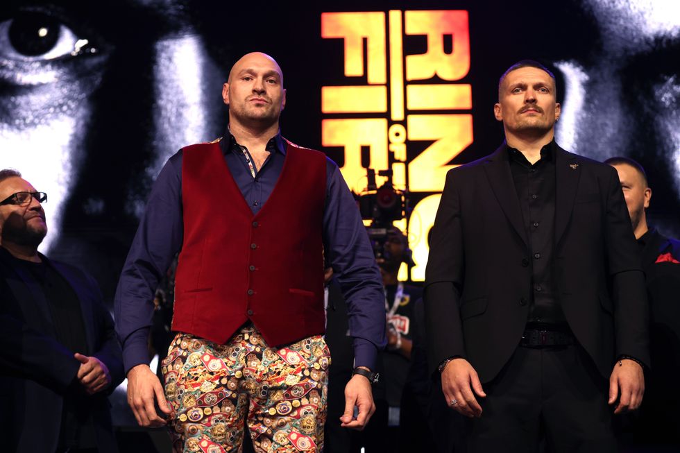 Tyson Fury and Oleksandr Usyk