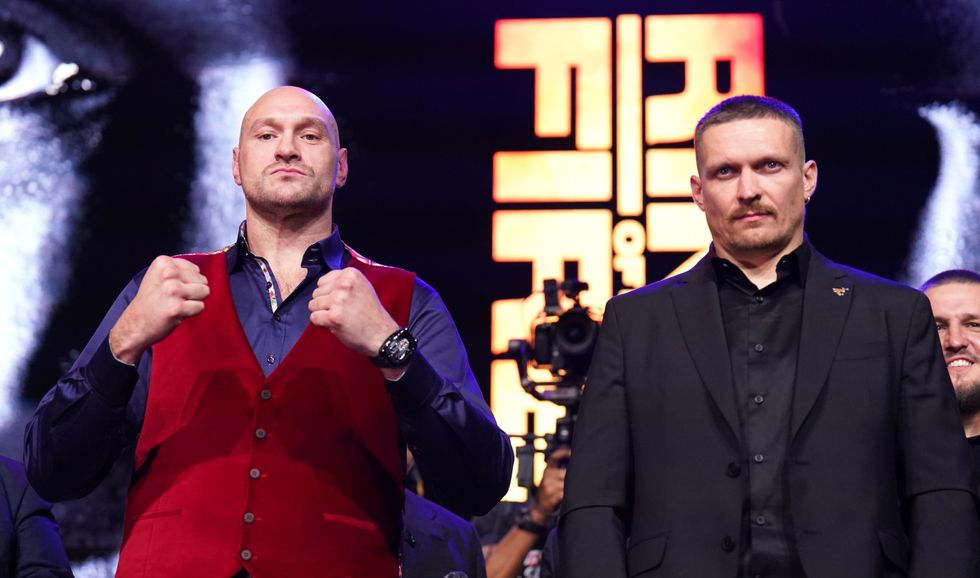 Tyson Fury and Oleksandr Usyk