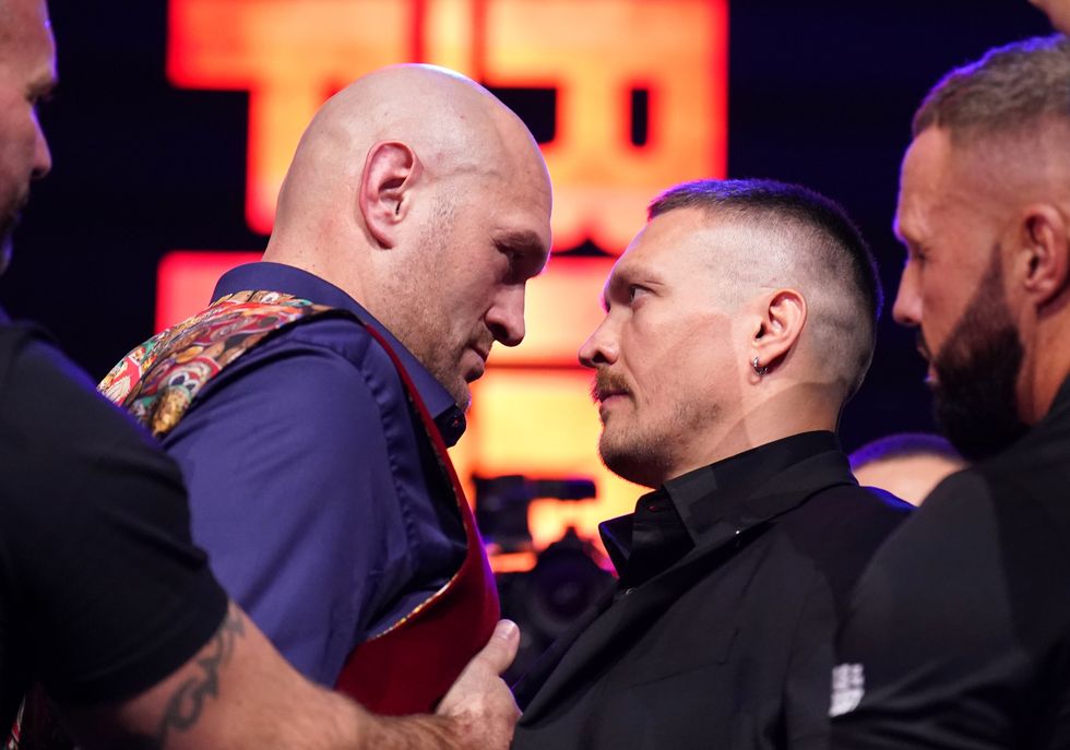 Tyson Fury and Oleksandr Usyk