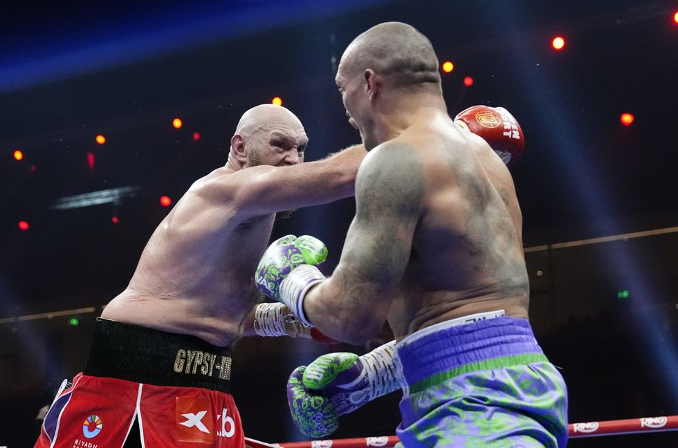 Tyson Fury and Oleksandr Usyk